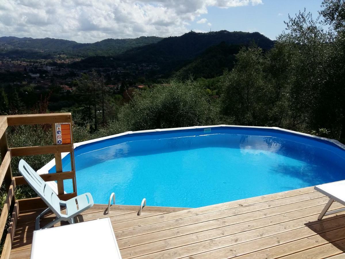Valuable Rustic Tuscan Swimming Pool, Breathtaking View Of 카마이오레 외부 사진